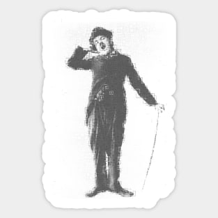 Old Hollywood Chaplin Sticker